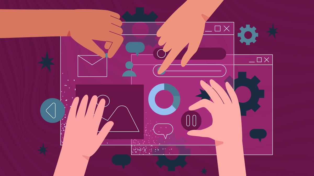 UI/UX'te defensive tasarım konseptini temsil eden, bir mobil uygulamadaki kullanıcı yolunu hatadan koruyan bir kalkan illüstrasyonu.